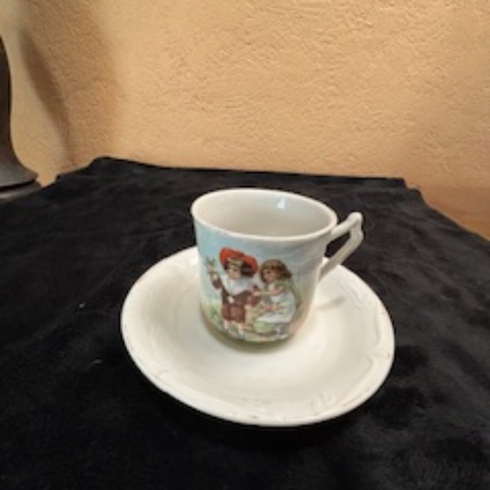Vintage German Childs cup & saucer 1930's
